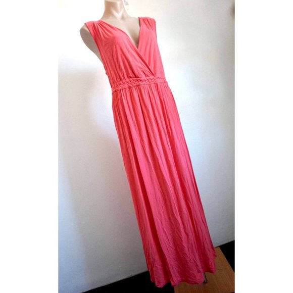 AUTOGRAPH plus 20 watermelon cross over summer beach MAXI DRESS ♡ B1062 - Picture 2 of 9